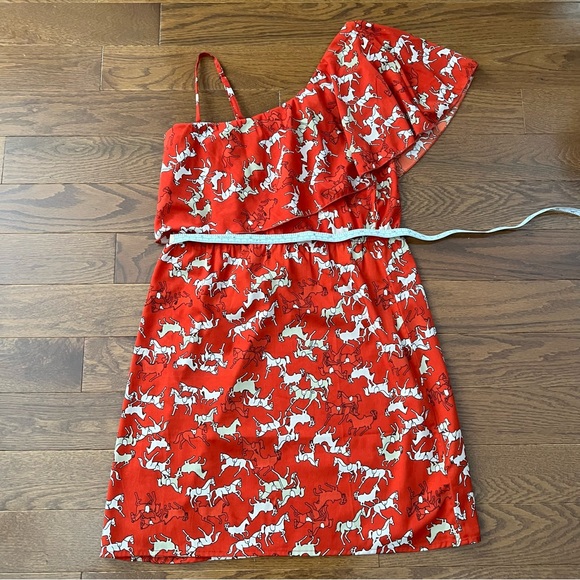 /Indulge/ Horse Design one shoulder Dress - Picture 7 of 12